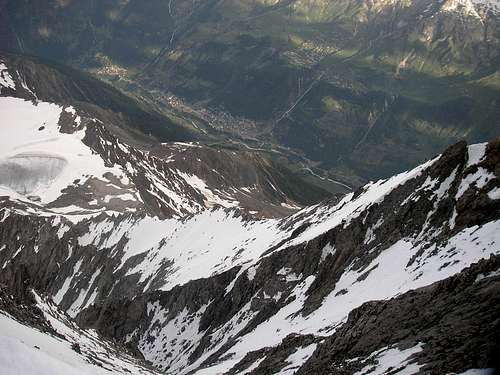 View from Bietschhorn 3934m
