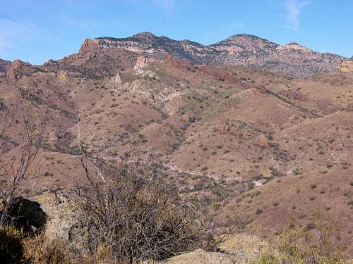 Atascosa Peak and Atascosa Lookout
