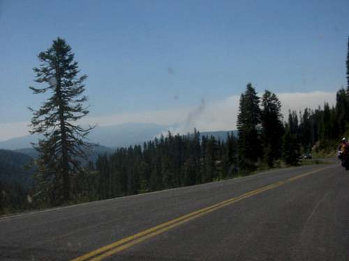 Norcal Fires from Lassen Park Road
