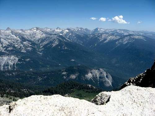 View from Alta Peak Summit, Sequoia National Park, California