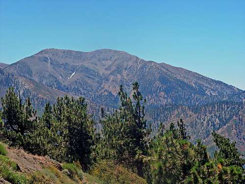 Mount Baldy and West Baldy from Blue Ridge