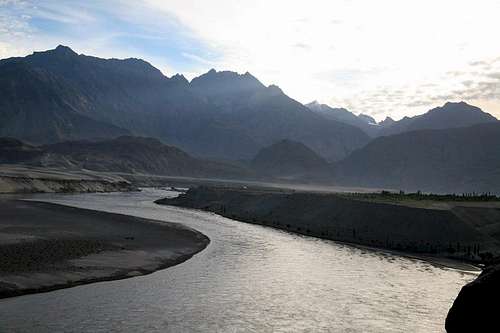 River Indus Near Skardu, Karakoram, Pakistan