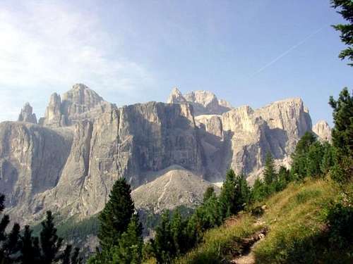 The Sella group seen from the...