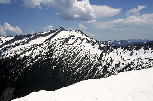 Whittier Peak from Bryant summit