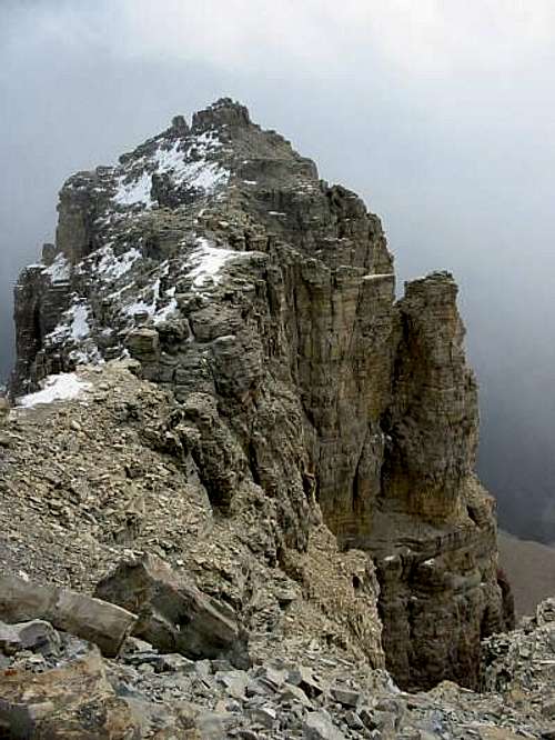 Chief Mountain - summit block