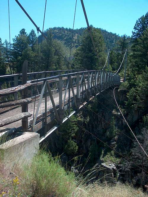 Bridge on Hellroaring Trail