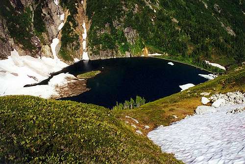 Doubtful Lake (5,385 ft) on...
