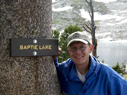 Me at Baptie Lake