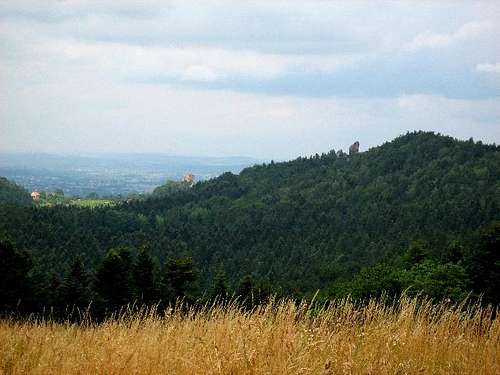 View towards Spinners Nature Preserve and Kamieniec Castle