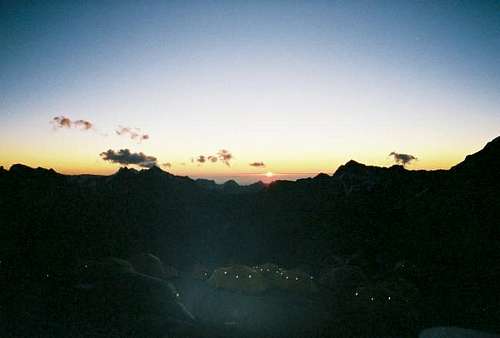 Aconcagua, 2003
 The sun...