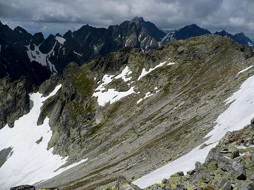 On the summit of Svišťový štít (2382 m)