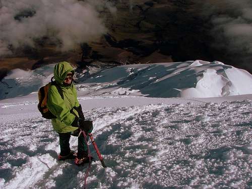 On the way down from Cotopaxi.