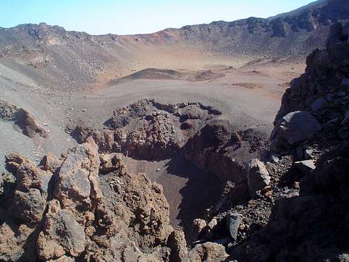 Pico Viejo's crater