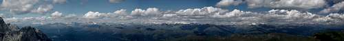 Croda Rossa di Sesto summit panorama - Austrian Alps