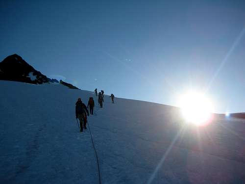 Shuksan- Approaching summit