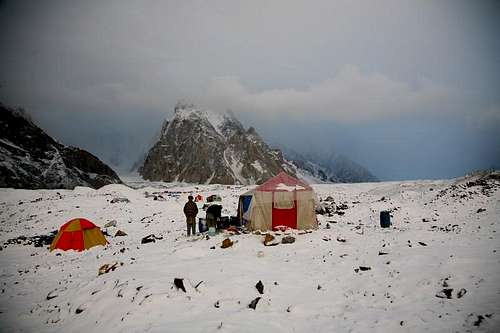 Camping at Baltoro Glacier