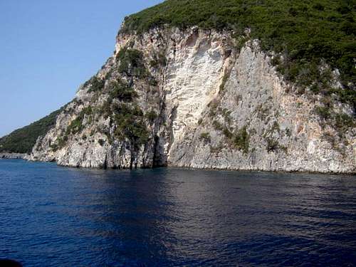 West coast of Lefkada-Ionian Island