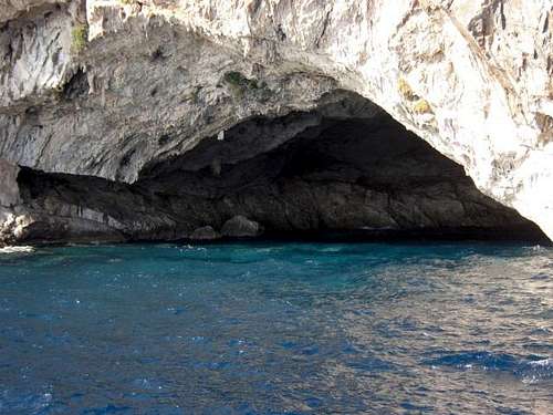 Cave on Meganissi,small Ionian Island