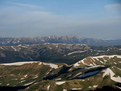 View from the ridge -Gore Range