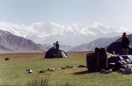 Camping out in the Karakol...