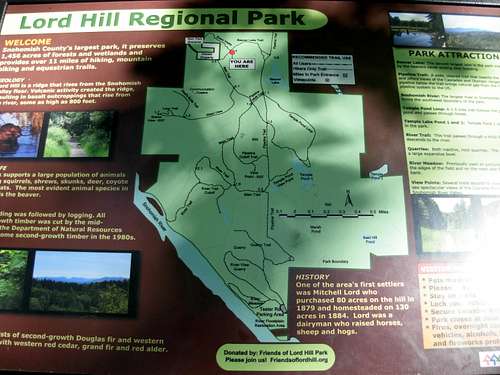 Lord Hill Informational Map