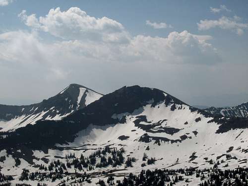 Hyalite Peak and Peak 10,201