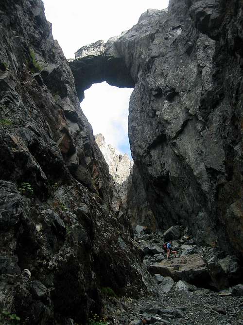 The Arch from below