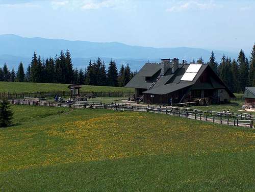 The Stary Wierch mountain refuge, Gorce
