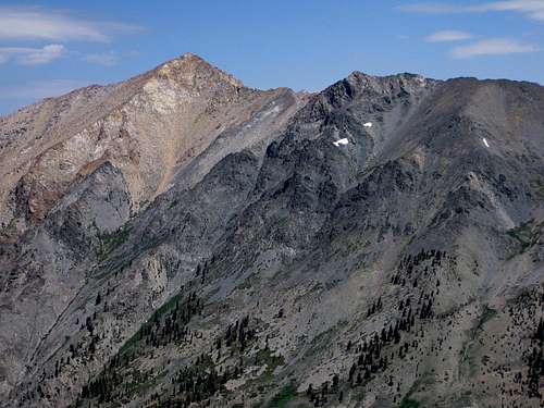 Mt. Eisen  (L)  near Blackrock Pass