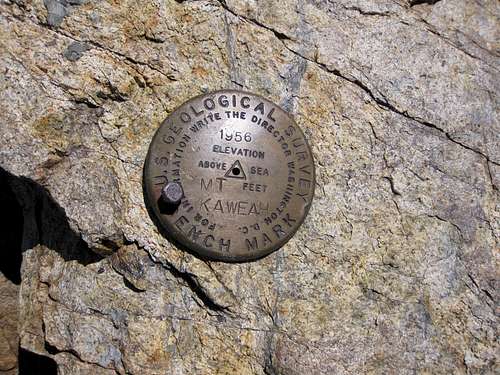 Mt. Kaweah  (13,765') Survey Marker