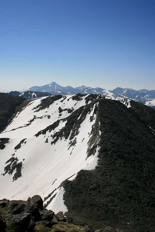 Chief Cheley Peak from Mount Ida