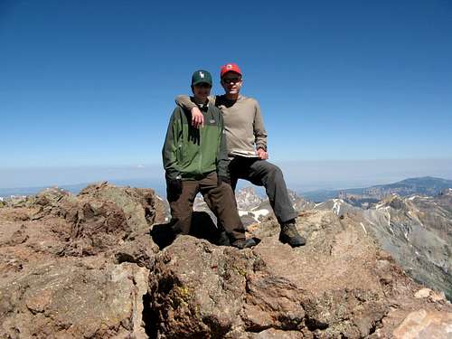 Jonathan and Me on Uncompahgre Peak