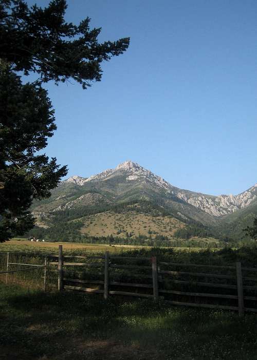 Ross Peak - Bridger Range - From the West