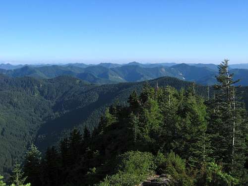South from Table Rock summit