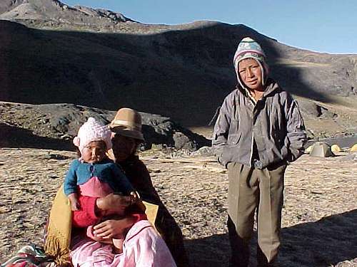 Bolivian family