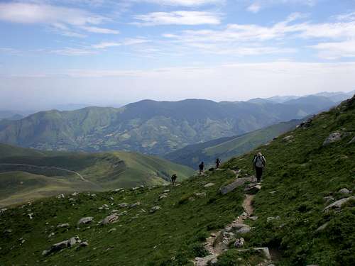 Upper slopes of Kartxela