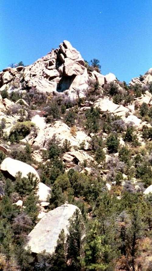 A pinnicle on Granite Mountain