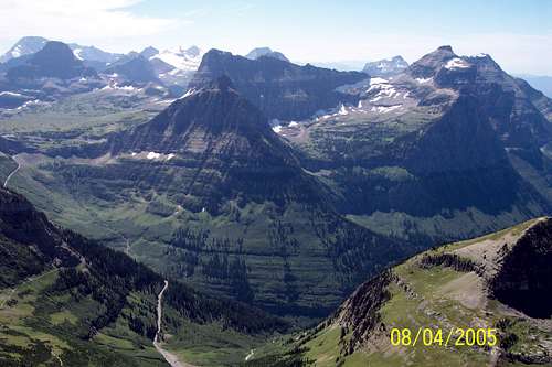 Logan Pass and Haystack Butte