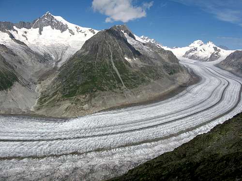 The biggest Glacier in Europe: Grosser Aletschgletscher