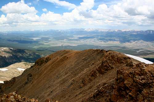 Leaving Mt. Elbert Summit...