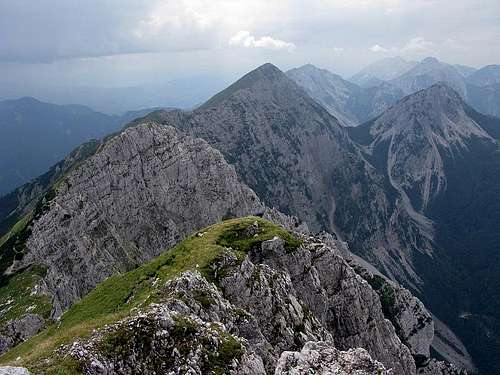 Panorama from Kladivo summit