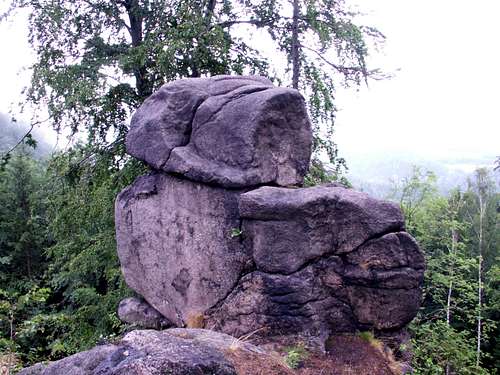 A  boulder ...