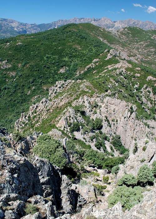 West ridge to Punta d'Ortu