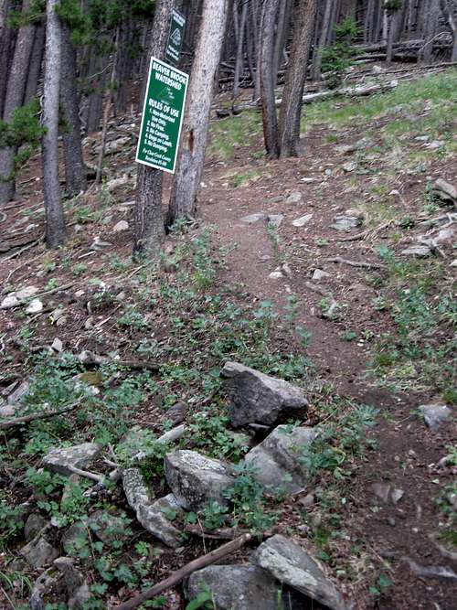 Signage and trail