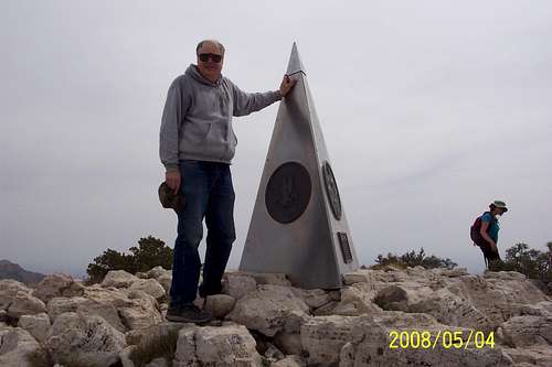 Guadalupe Peak -- On the Summit (2008)