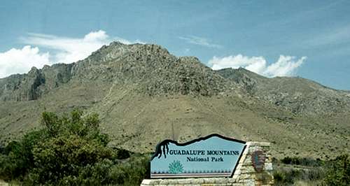 Guadalupe Mountains National Park, entrance (2008)