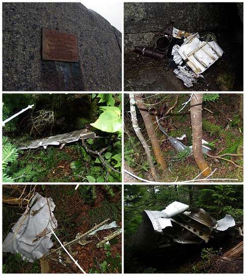 Plane Wreckage Collage