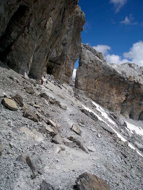 South side of the Brèche de Roland