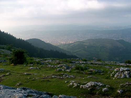 Bilbao from Pagasarri's summit
