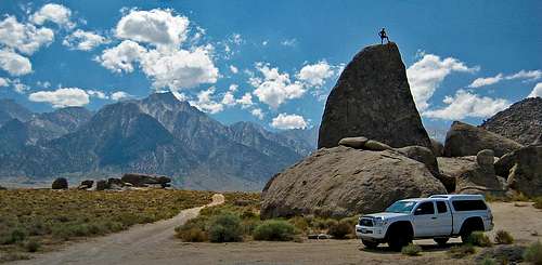 Shark's Fin and Lone Pine Peak